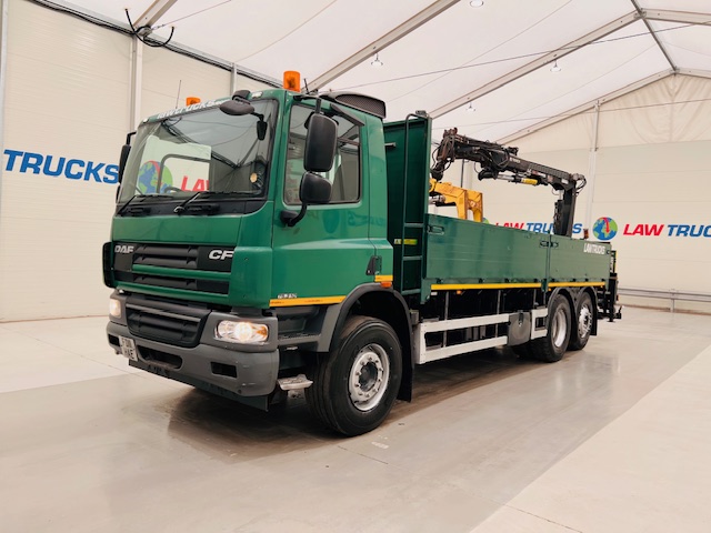 DAF CF75 310 Rear Lift Day Cab Dropside Brick Grab