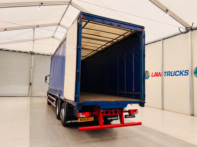 MAN TGS 26.340 6×2 Rear Steer Curtainsider