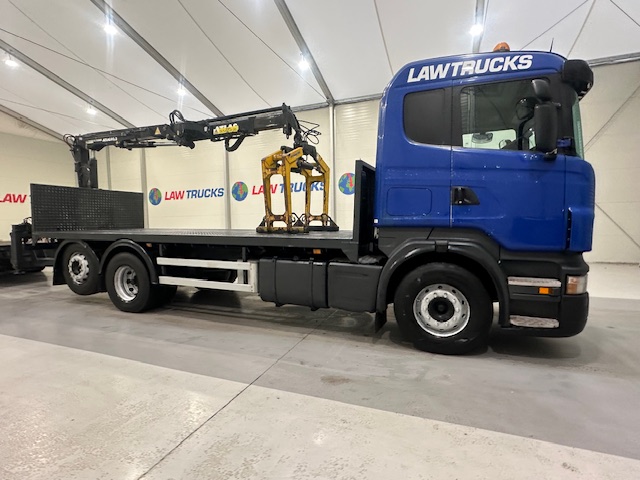 Scania R420 6×2 Rear Lift Brick Grab Drawbar