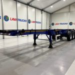 Dennison Tri Axle Sliding Skeletal Trailer BPW - thumbnail