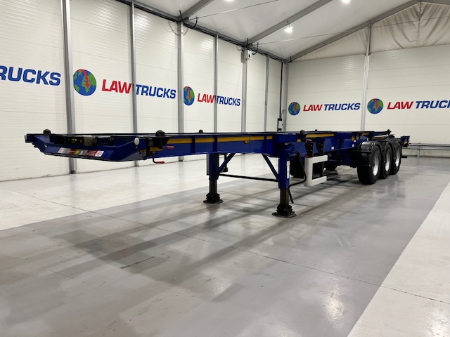 Dennison Tri Axle Sliding Skeletal Trailer BPW
