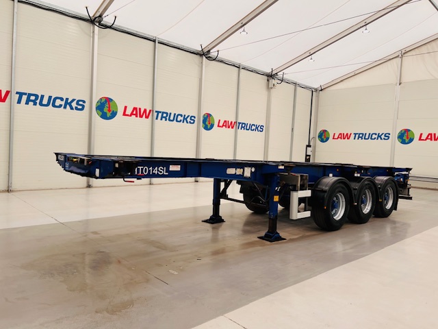Montracon Tri Axle Sliding Skeletal Trailer BPW