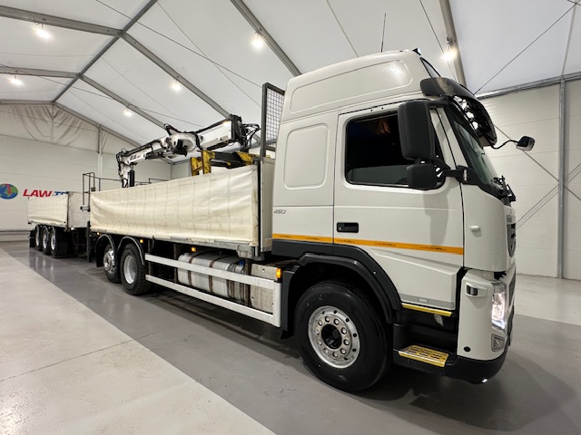 Volvo FM 450 Dropside Brick Grab Drawbar