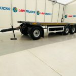 Fruehauf  Tri Axle Flatbed Drawbar Trailer - thumbnail
