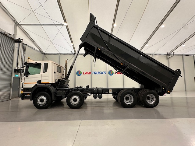 Scania P360 8×4 Rest Cab Steel Tipper