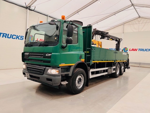 DAF CF75 310 Rear Lift Day Cab Dropside Brick Grab