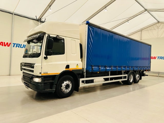 DAF CF75 310 6×2 Rear Lift Sleeper Cab Curtainsider