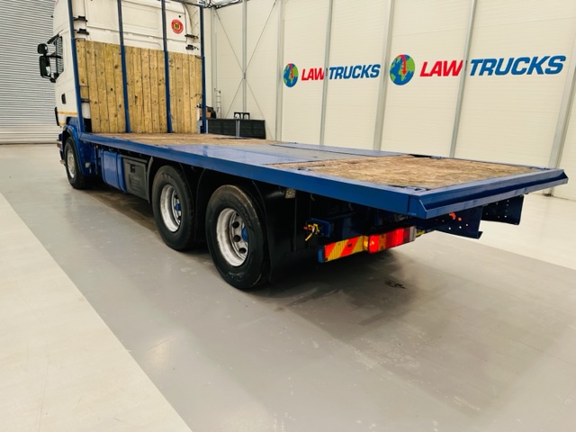 Scania R480 Rear Lift Sleeper Cab Flatbed Manual
