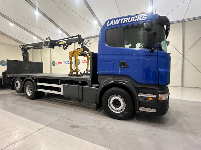 Scania R420 6×2 Rear Lift Brick Grab Drawbar