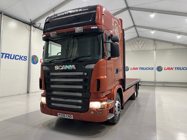 Scania R420 6×2 10 Tyre Rear Lift Flatbed Manual