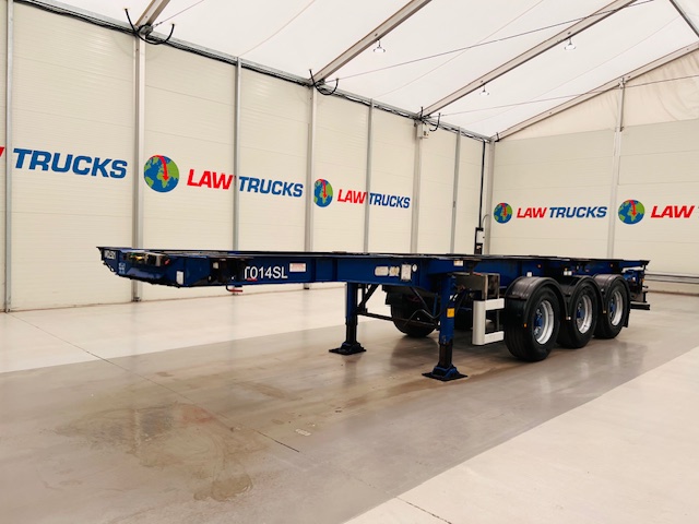 Montracon Tri Axle Sliding Skeletal Trailer BPW