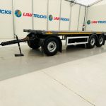 Fruehauf  Tri Axle Flatbed Drawbar Trailer - thumbnail