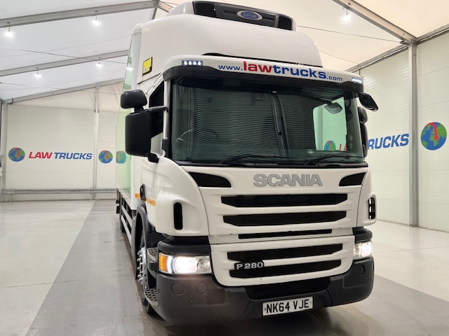 Scania P280 6×2 Rear Lift Day Cab Fridge Box