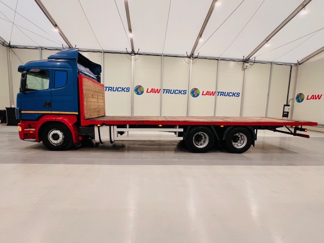 Scania 144 460 10 Tyre Sleeper Cab Flatbed