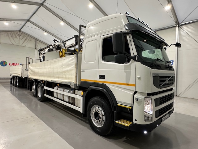 Volvo FM 450 Dropside Brick Grab Drawbar