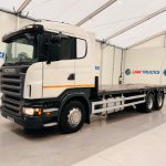 Scania R420 10 Tyre Rear Lift Flatbed - thumbnail