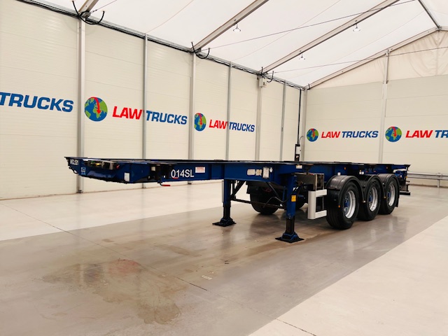 Montracon Tri Axle Sliding Skeletal Trailer BPW