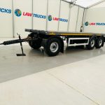 Fruehauf  Tri Axle Flatbed Drawbar Trailer - thumbnail
