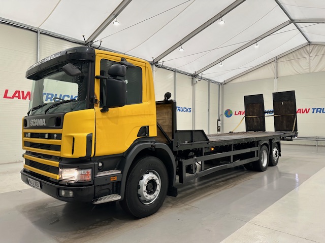 Scania 114 340 6×2 Rear Lift Day Cab Beavertail