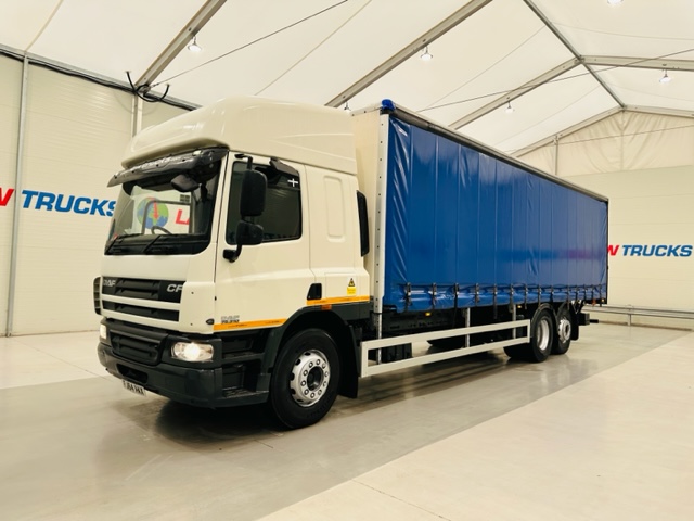 DAF CF75 310 6×2 Rear Lift Sleeper Cab Curtainsider