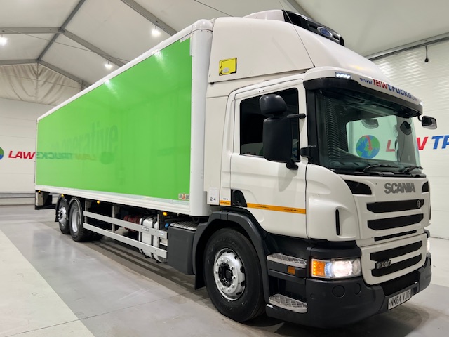 Scania P280 6×2 Rear Lift Day Cab Fridge Box