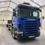 Scania R420 6×2 Rear Lift Brick Grab Drawbar - thumbnail