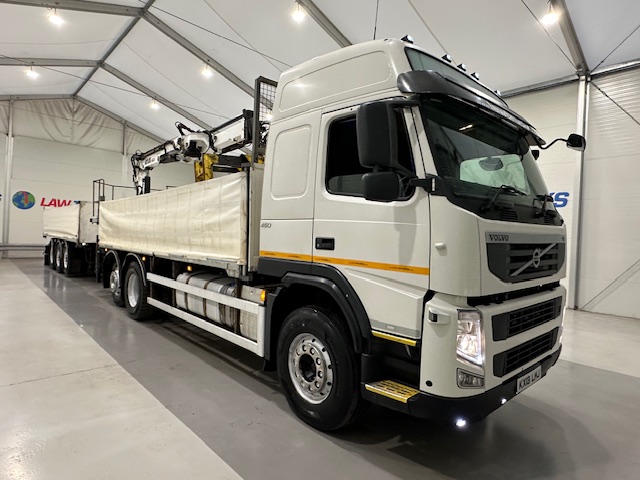 Volvo FM 450 Dropside Brick Grab Drawbar
