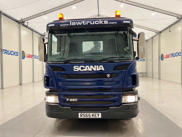Scania P280 6×2 Rear Lift Dropside Brick Grab