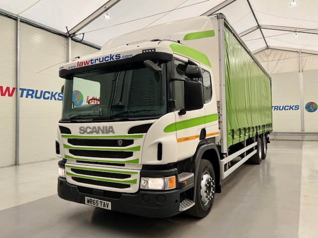 Scania P280 6×2 10 Tyre Rear Lift Curtainsider