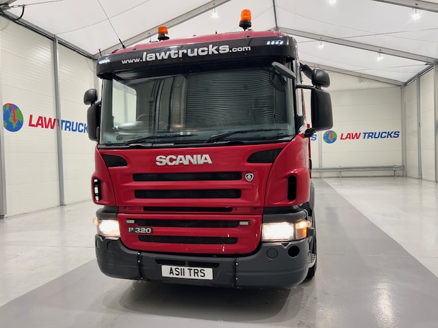 Scania P320 6×2 10 Tyre Rear Lift Flatbed