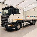 Scania R420 10 Tyre Rear Lift Flatbed - thumbnail