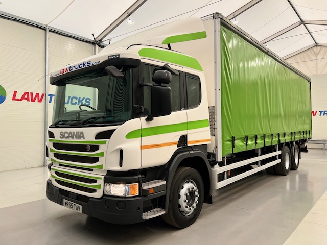 Scania P280 6×2 10 Tyre Rear Lift Curtainsider