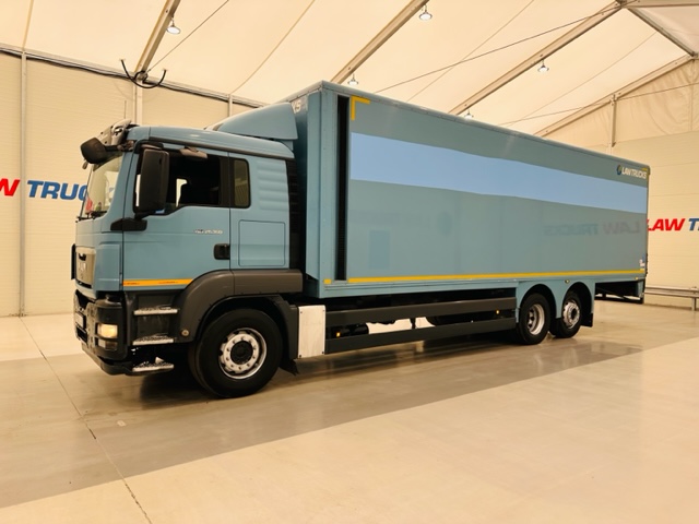 MAN TGS 26.360 6×2 Sleeper Cab Box Van