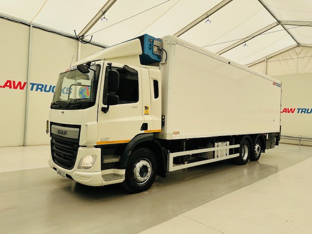 DAF CF 290 6×2 Rear Steer Fridge Box