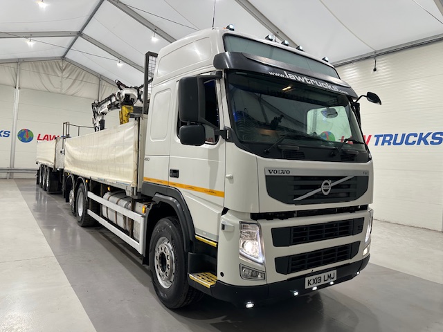 Volvo FM 450 Dropside Brick Grab Drawbar