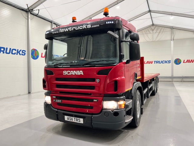 Scania P320 6×2 10 Tyre Rear Lift Flatbed