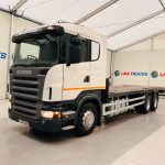 Scania R420 10 Tyre Rear Lift Flatbed - thumbnail