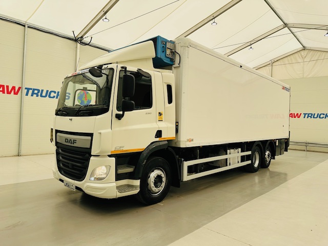 DAF CF 290 6×2 Rear Steer Fridge Box
