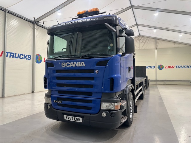 Scania R420 6×2 Rear Lift Brick Grab Drawbar