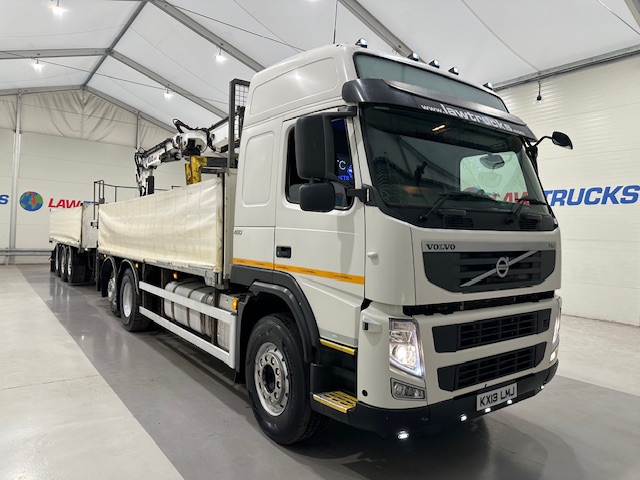 Volvo FM 450 Dropside Brick Grab Drawbar