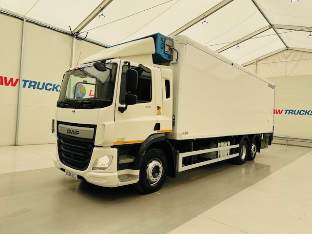 DAF CF 290 6×2 Rear Steer Fridge Box
