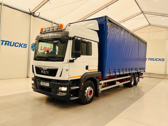 MAN TGS 26.340 6×2 Rear Steer Curtainsider