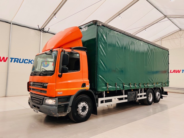 DAF CF75 310 6×2 Rear Lift Day Cab Curtainsider