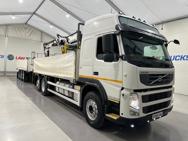 Volvo FM 450 Dropside Brick Grab Drawbar