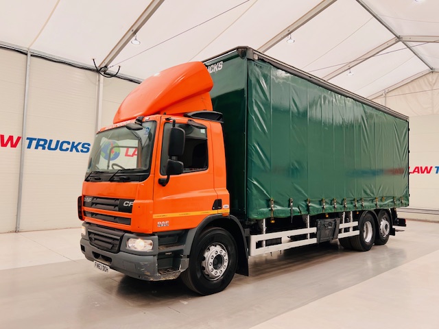 DAF CF75 310 6×2 Rear Lift Day Cab Curtainsider