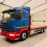 Scania 144 460 10 Tyre Sleeper Cab Flatbed - thumbnail