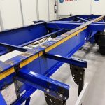 Dennison Tri Axle Sliding Skeletal Trailer BPW - thumbnail