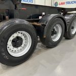 Dennison Tri Axle Sliding Skeletal Trailer BPW - thumbnail