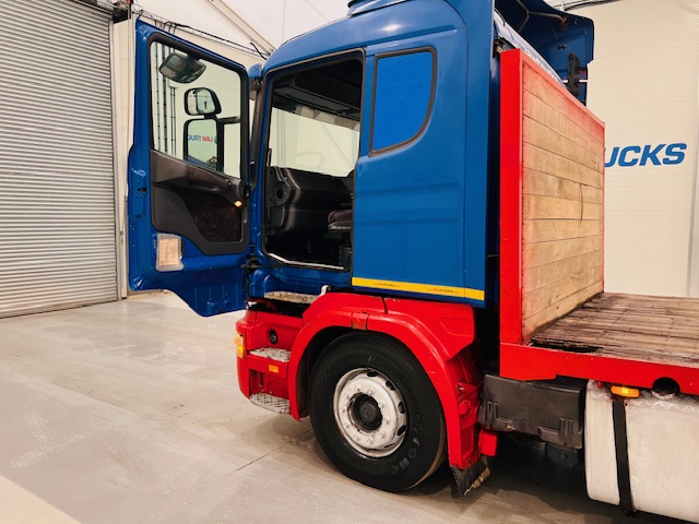 Scania 144 460 10 Tyre Sleeper Cab Flatbed