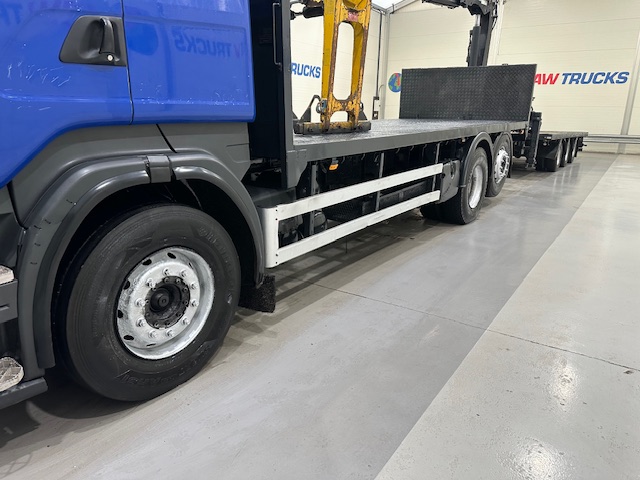 Scania R420 6×2 Rear Lift Brick Grab Drawbar